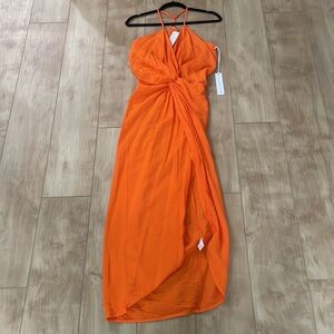 Young Fabulous and Broke Siren Slip Dress in orange | XS